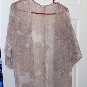 Floral tunic coverup